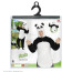 Panda Soft Plüschkostüm mit Overall mit Kapuze und Maske Bild / Ansicht 4