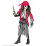 Skelett Pirat mit Oberteil mit Weste und Gürtel, Hose, Bandana Bild / Ansicht 2