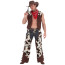 Cowboy Kostüm mit Chaps und Weste