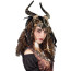 Tier Totenkopf Ilusion mit Hörnern für Fantasy Kostüme