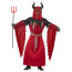 Halloween Kostüm als diabolischer Höllenfürst in rot