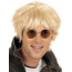 Pop- und Filmstar Perücke mit kurzen blonden Haarschnitt