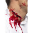 FX Effect Latex Wunde am Hals genäht blutig Zombie-Effekte