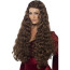 Mittelalter Frisur Perücke hochwertig lange Haare
