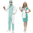 Krankenhaus OP Team Arzt und Krankenschwester Kostüm