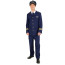 Piloten Kostüm Jacket einreihig mit Hose blau