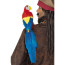 Lustiger Piraten Papagei mit Schulterhalterung