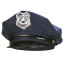 Polizistenhut dunkelblau mit Schild schwarz Polizeihut