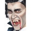 Mann als Vampir geschminkt mit Blut an den Mundwinkeln
