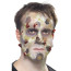 Schmink Anleitung verfaulter Untoter mit Hautfetzen wie Zombies Teil 8