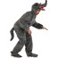 Wilder Wolf Kostüm für Erwachsene mit grauen Tierfell Imitat