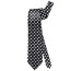 Krawatte schwarz weiß gepunktet günstig