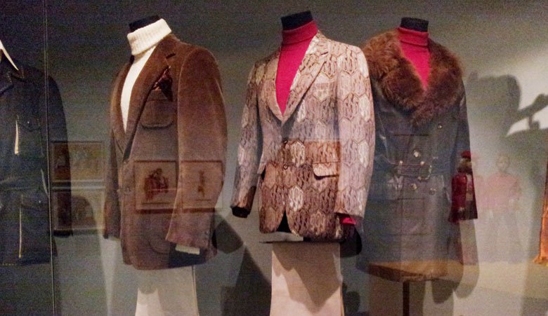 Foto Ausstellung 70 er Jahre Mode Herren Jackets